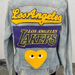 Custom Lakers denim jacket